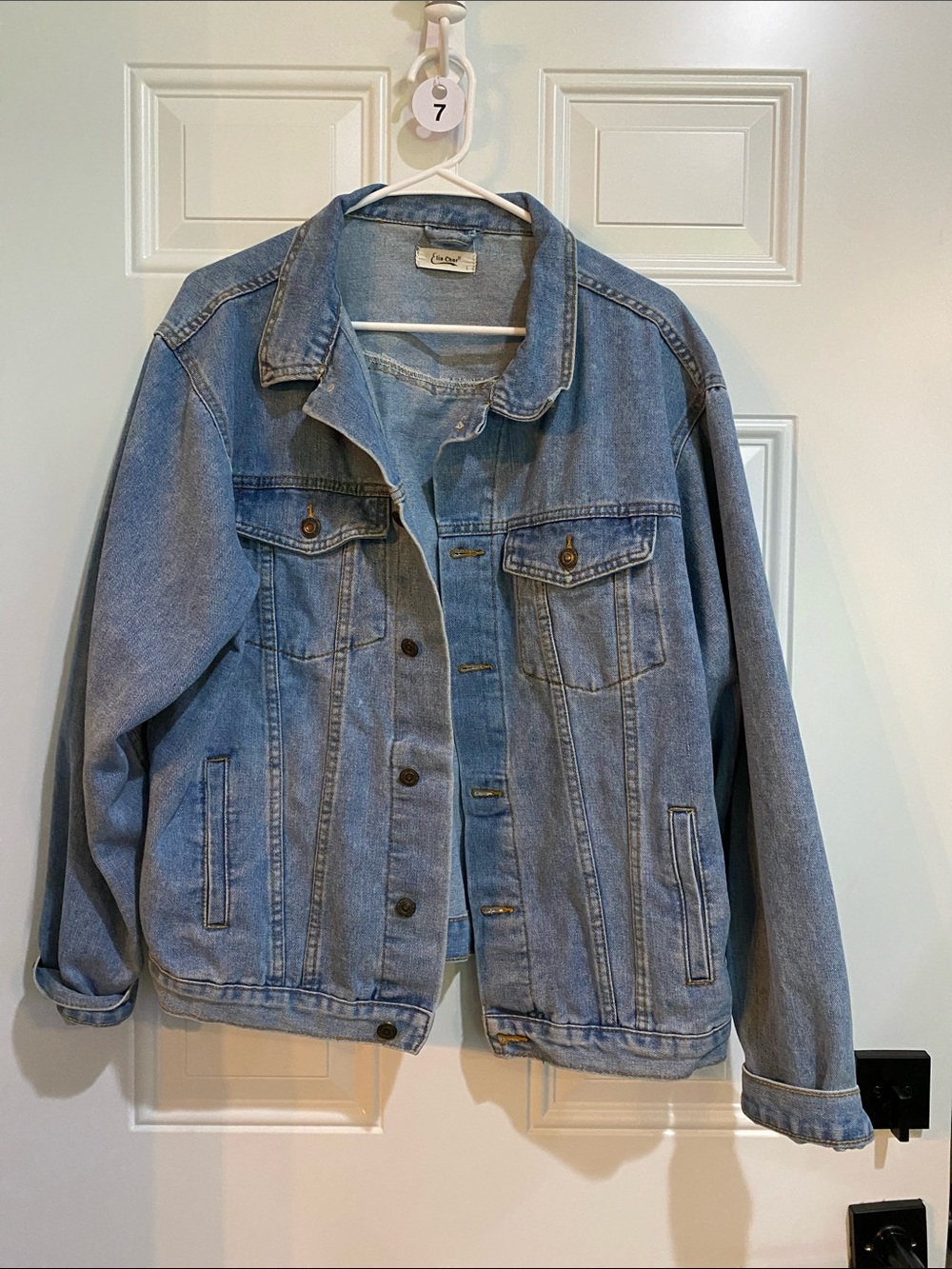 Classic Light Blue Denim Jacket - Women's Jean Jacket